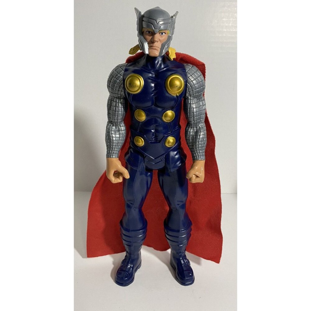 Marvel Avengers Titan Hero Series Thor 12" Action Figure W/ Cape 2013 Hasbro